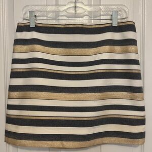 Jcrew Stripped Skirt